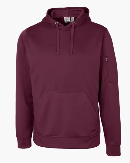 Clique Lift Solution-Dyed Performance Hooded Pullover Sweatshirt — view 15