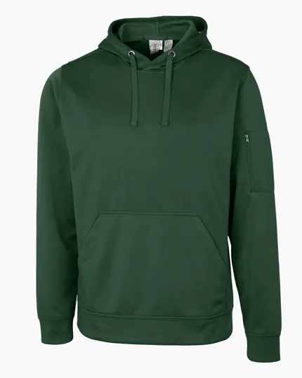 Clique Lift Solution-Dyed Performance Hooded Pullover Sweatshirt — view 16