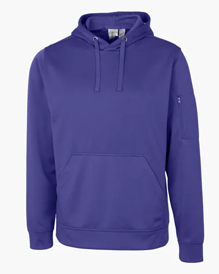Clique Lift Solution-Dyed Performance Hooded Pullover Sweatshirt — view 17