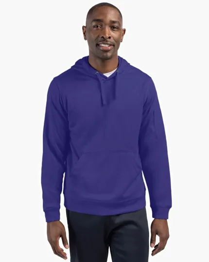 Clique Lift Solution-Dyed Performance Hooded Pullover Sweatshirt — view 7