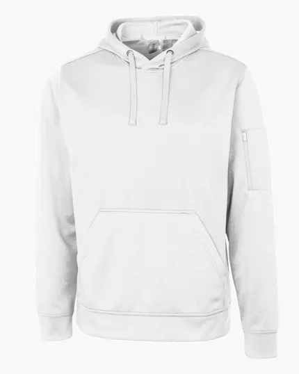Clique Lift Solution-Dyed Performance Hooded Pullover Sweatshirt — view 18