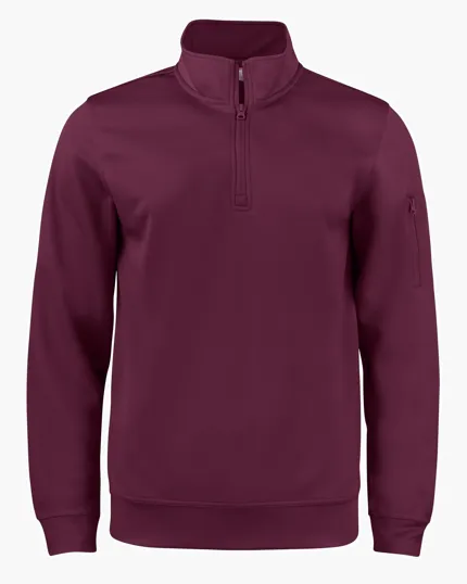 Clique Lift Solution-Dyed Performance Half Zip Sweatshirt — view 12