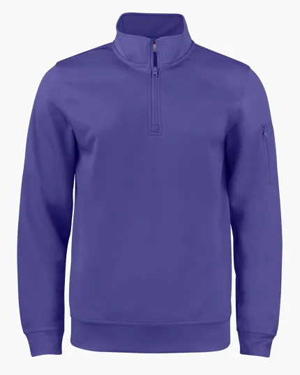 Clique Lift Solution-Dyed Performance Half Zip Sweatshirt — view 16