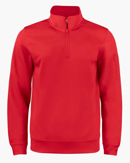 Clique Lift Solution-Dyed Performance Half Zip Sweatshirt — view 17