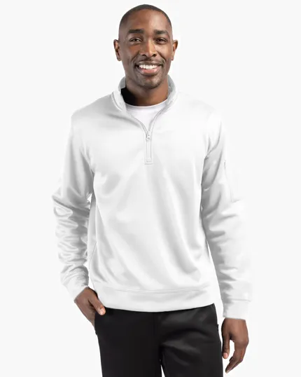 Clique Lift Solution-Dyed Performance Half Zip Sweatshirt — view 10
