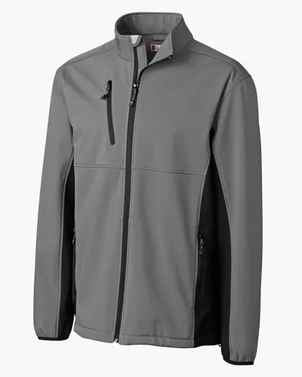 Clique Narvik Recycled Colorblock Stretch Softshell Jacket — view 4