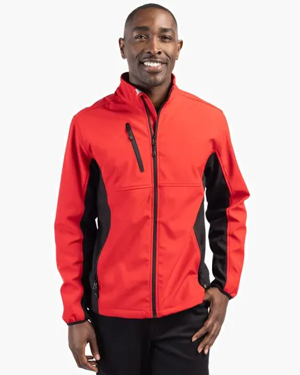 Clique Narvik Recycled Colorblock Stretch Softshell Jacket