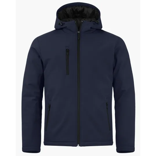 Clique Equinox Insulated Softshell Mens Full Zip Hooded Jacket — view 5
