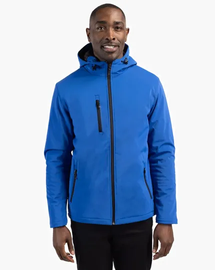 Clique Equinox Insulated Softshell Mens Full Zip Hooded Jacket — view 2