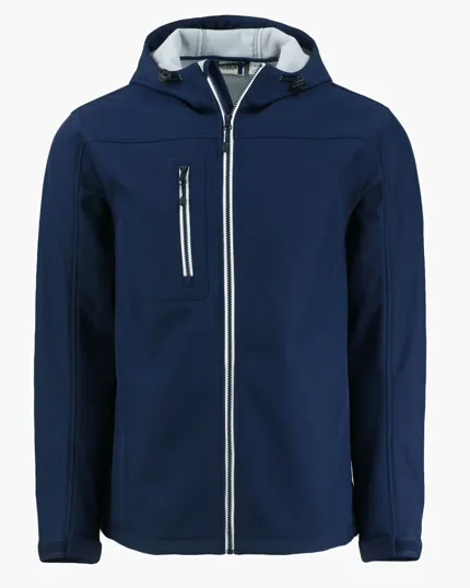 Clique Telemark Recycled Stretch Softshell Full Zip Hooded Jacket — view 7