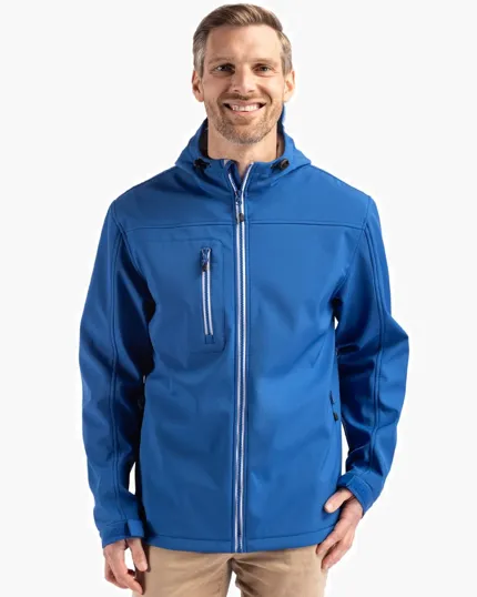 Clique Telemark Recycled Stretch Softshell Full Zip Hooded Jacket — view 5