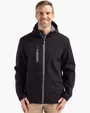 Clique Telemark Recycled Stretch Softshell Full Zip Hooded Jacket