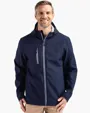 Clique Telemark Recycled Stretch Softshell Full Zip Hooded Jacket — view 2