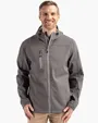 Clique Telemark Recycled Stretch Softshell Full Zip Hooded Jacket — view 3