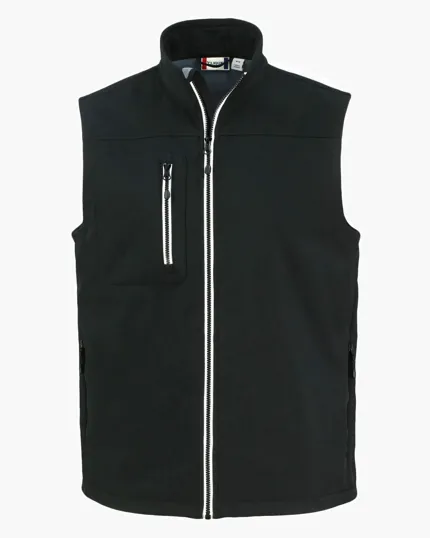 Clique Telemark Recycled Stretch Softshell Mens Full Zip Vest — view 4
