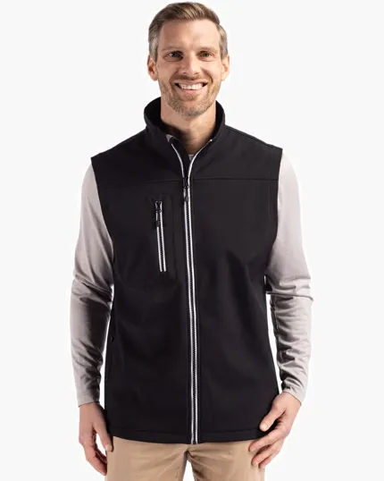 Clique Telemark Recycled Stretch Softshell Mens Full Zip Vest