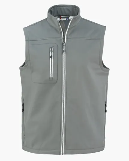 Clique Telemark Recycled Stretch Softshell Mens Full Zip Vest — view 6