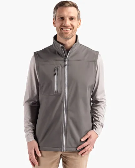 Clique Telemark Recycled Stretch Softshell Mens Full Zip Vest — view 3