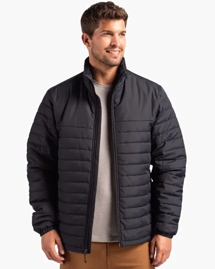 Clique Elevation Recycled Insulated Puffer Men's Full Zip Jacket