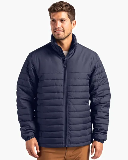 Clique Elevation Recycled Insulated Puffer Men's Full Zip Jacket — view 3