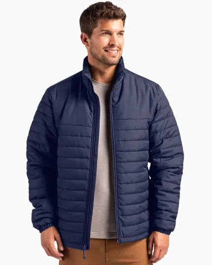 Clique Elevation Recycled Insulated Puffer Men's Full Zip Jacket — view 4