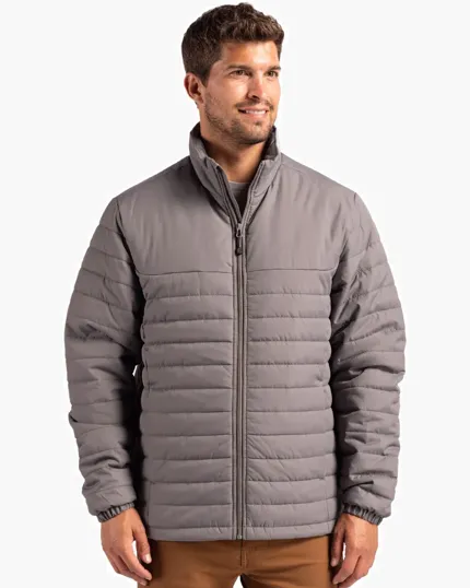 Clique Elevation Recycled Insulated Puffer Men's Full Zip Jacket — view 5