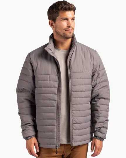 Clique Elevation Recycled Insulated Puffer Men's Full Zip Jacket — view 6