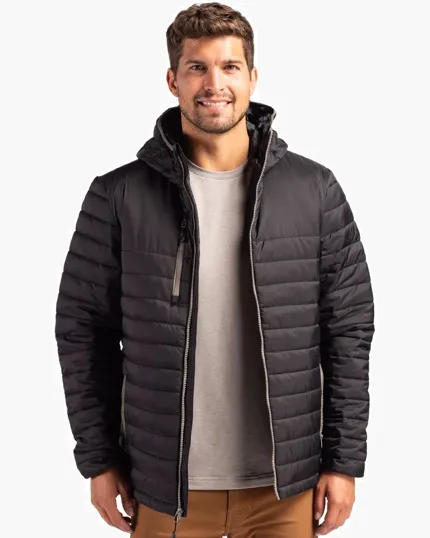 Clique Valhalla Recycled Insulated Puffer Hooded Jacket — view 2