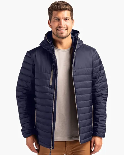 Clique Valhalla Recycled Insulated Puffer Hooded Jacket — view 4