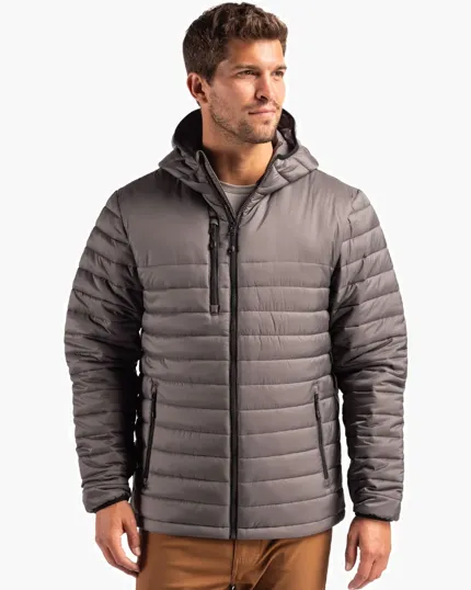 Clique Valhalla Recycled Insulated Puffer Hooded Jacket — view 5