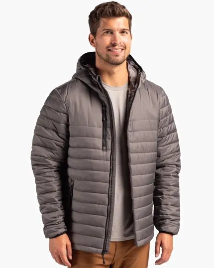 Clique Valhalla Recycled Insulated Puffer Hooded Jacket — view 6