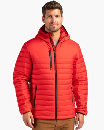 Clique Valhalla Recycled Insulated Puffer Hooded Jacket — view 7