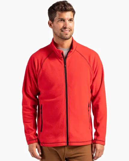 Clique Powder Recycled Fleece Men's Full Zip Jacket — view 4