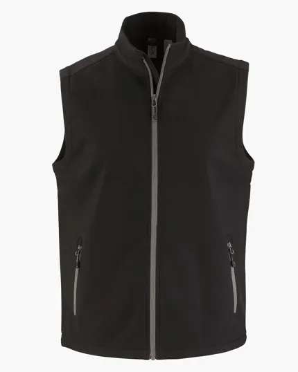 Clique Tempo Recycled Stretch Softshell Full Zip Vest — view 6