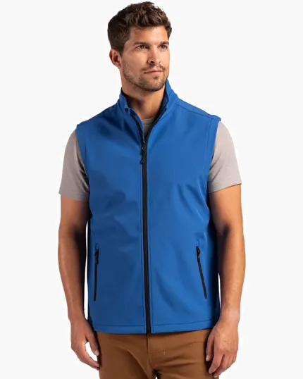 Clique Tempo Recycled Stretch Softshell Full Zip Vest — view 4