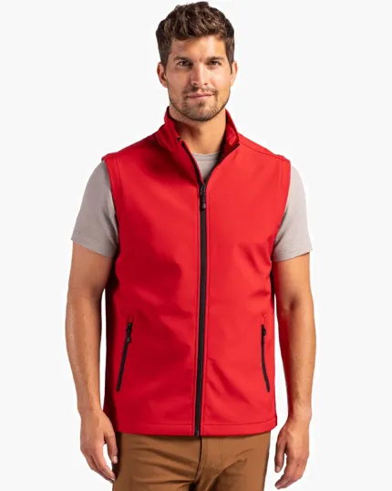 Clique Tempo Recycled Stretch Softshell Full Zip Vest — view 5