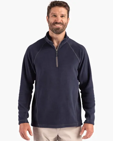Clique Powder Recycled Fleece Men's Quarter Zip Jacket — view 2