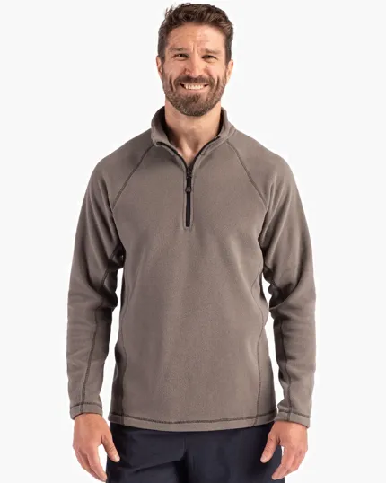 Clique Powder Recycled Fleece Men's Quarter Zip Jacket — view 3