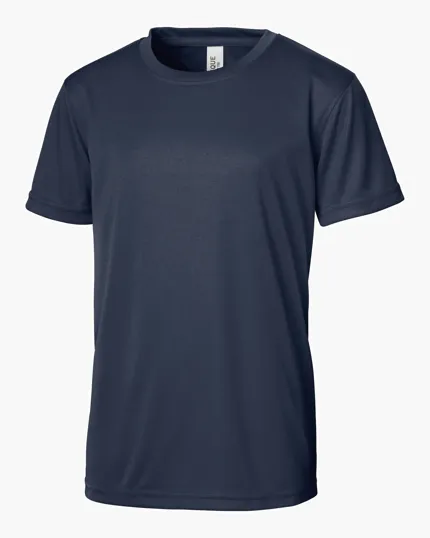 Clique Spin Solution-dyed Performance Jersey Youth Short Sleeve Tee — view 3