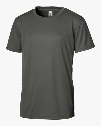 Clique Spin Solution-dyed Performance Jersey Youth Short Sleeve Tee — view 5