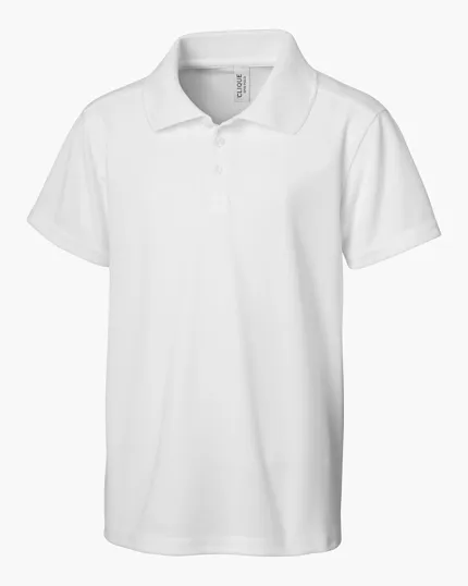 Clique Spin Solution-Dyed Performance Pique Youth Polo — view 9