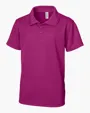 Clique Spin Solution-Dyed Performance Pique Youth Polo — view 4