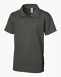 Clique Spin Solution-Dyed Performance Pique Youth Polo — view 5