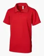 Clique Spin Solution-Dyed Performance Pique Youth Polo — view 6
