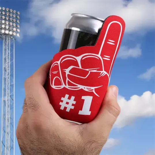 American Made Foam Finger Can Cooler — view 3