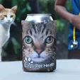American Made Pointy Ears Can Cooler — view 2