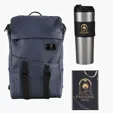 OrigAudio Grab & Go Kit with Recycled Backpack, French Press, and Powerbank — view 2