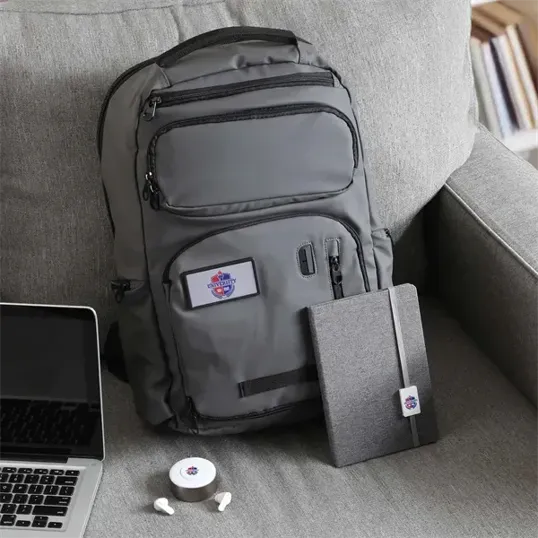 OrigAudio A+ Student Kit with Recycled Backpack, Journal, and Earbuds