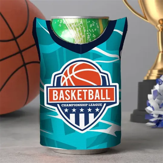 Full Color Sleeveless Jersey Can Cooler — view 2