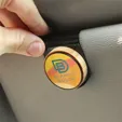Fresh Cut Visor Air Freshener with Scented Wood Discs — view 3